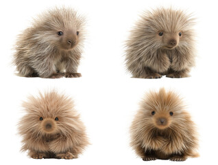 Obraz premium Baby Porcupine Clipart Illustration