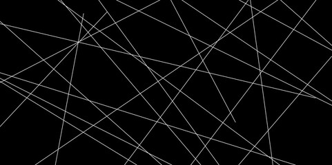 Abstract line background. abstract white lines with black background creative and geometric shape with black luxury pattern and paper texture design in illustration with white line background.