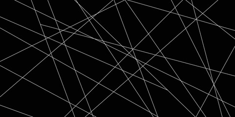 Abstract line background. abstract white lines with black background creative and geometric shape with black luxury pattern and paper texture design in illustration with white line background.