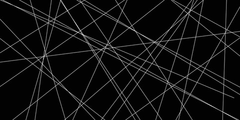 Abstract line background. abstract white lines with black background creative and geometric shape with black luxury pattern and paper texture design in illustration with white line background.