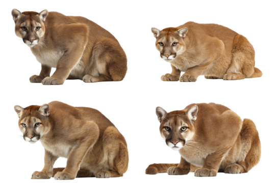 Majestic Mountain Lion Portrait - Powered by Adobe