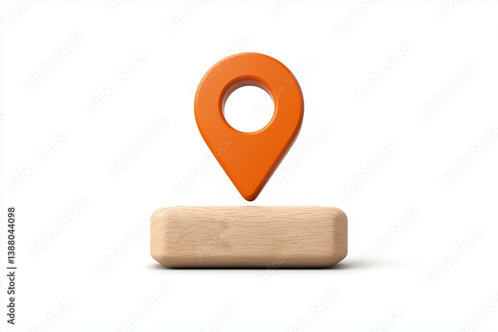Poster mobile application icon for online order tracking with delivery and location features