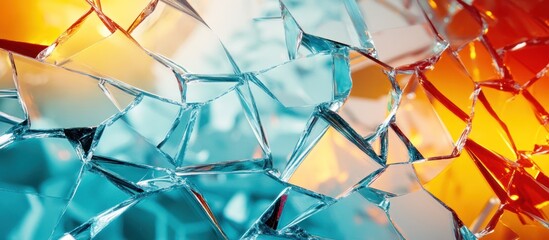Shattered Glass Fragments