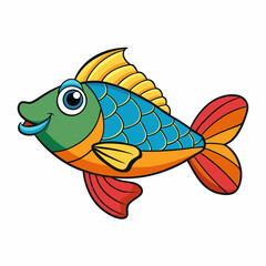 vector illustration of fish