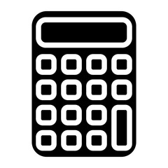 Calculator line icon