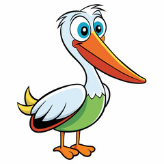 illustration of a pelican