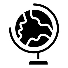 Globe line icon