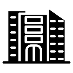 Obraz premium City Skyline line icon