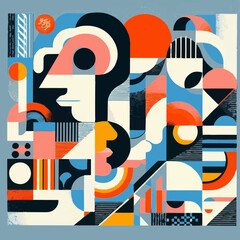 vector illustration of a modern design