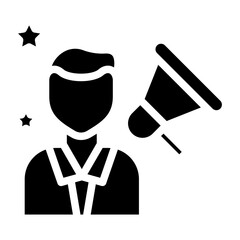 Influencer Marketing line icon