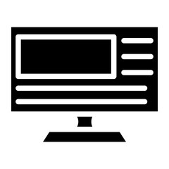 Online Advertising line icon