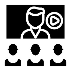 Content Calendar line icon