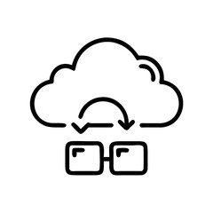 cloud computing concept illustration