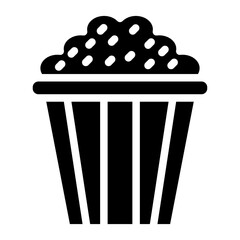 Popcorn line icon