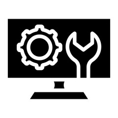 Maintenance line icon