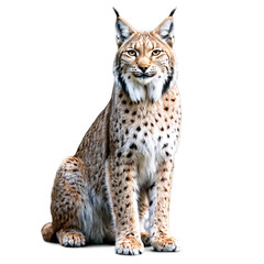 Obraz premium lynx isolated on transparent background