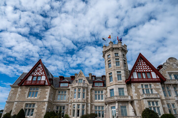 Obraz premium Beautiful Palacio de la Magdalena in Santander, Spain