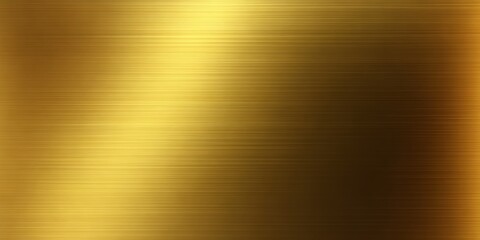 Polished Gold Texture Background With Horizontal Brush Strokes And Gradient