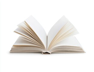 Open Book, Waiting for Words A Blank Page Awaits Its Story