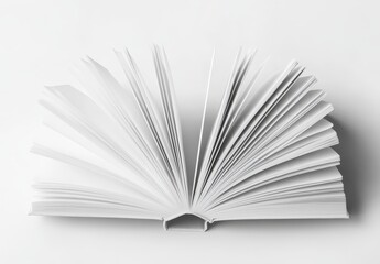 Open Book, A Blank Canvas for Knowledge and Imagination, Ready to Embrace New Stories, and Expand Minds, a Symbol of Learning and Exploration