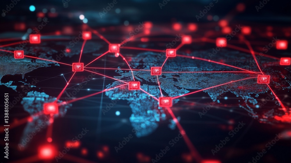 Poster global digital connectivity mapping technology progress in a networked world