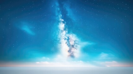 Celestial expanse with Milky Way