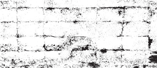 Old brick wall texture. Grunge Urban Background Vector. Distressed Grainy Grungy Overlay Effect. Vector Illustration. EPS 10.