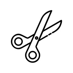 Scissors Icon for Creativity and Crafting Topics