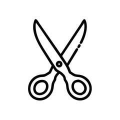 Scissors Icon for Creativity and Crafting Topics
