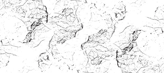 Scratched and Cracked Grunge Urban Background Texture Vector. Dust Overlay Distress Grainy Grungy Effect. Distressed Backdrop Vector Illustration. Isolated Black on White Background. EPS 10.