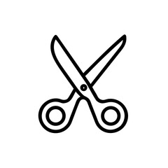 Scissors Icon for Creativity and Crafting Topics