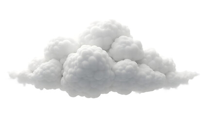 Real Cloud Shape Modeled in High Detail Digital