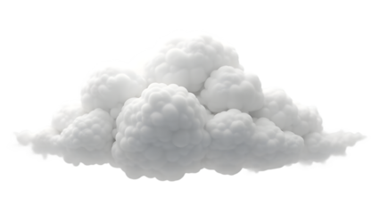 Real Cloud Shape Modeled in High Detail Digital