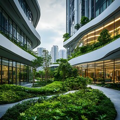 Skyline-dominating tower with sleek design high resolution picture