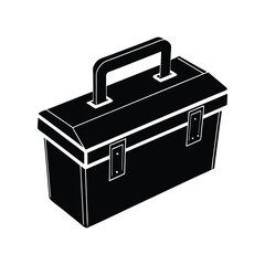 toolbox of a silhouette art