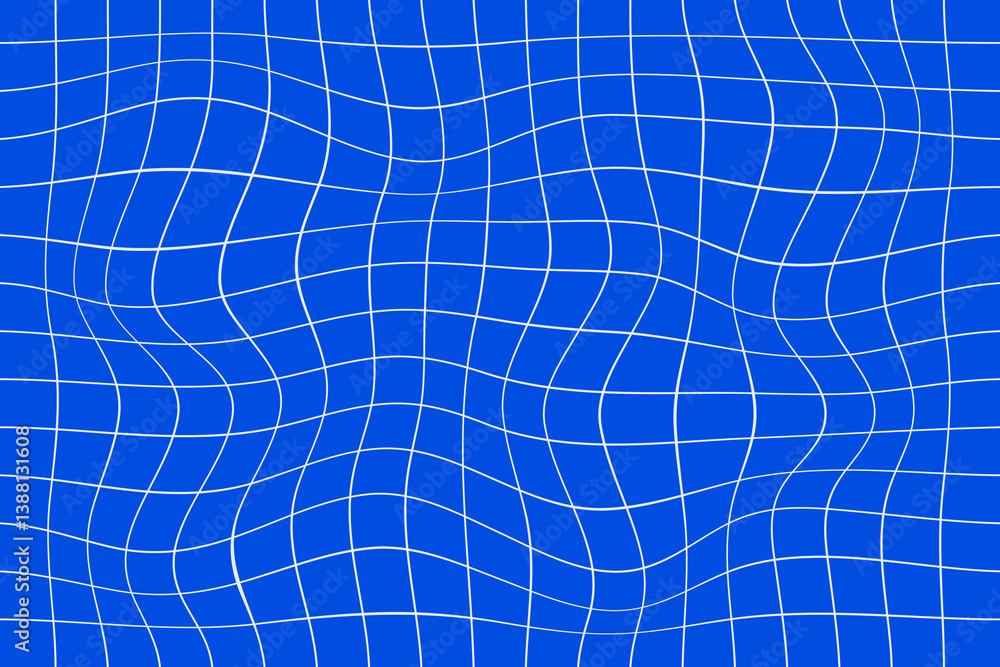 Poster wavy checkered pattern, wave cover design background. abstract optical illusion with hypnotic effect