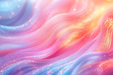 Obraz premium Abstract swirl of pastel colors creating fluid dreamy background