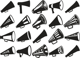 Cheer Megaphone Svg