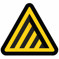 yellow warning sign