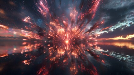 A digital countdown timer glowing on a futuristic interface in a sleek tech room