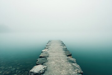 Long Stone Pier in Lake