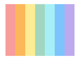 Fototapeta premium レインボーカラー 縦ストライプ 背景素材