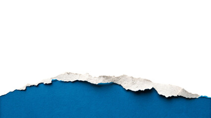torn dark blue paper edge against white isolated on white background png.