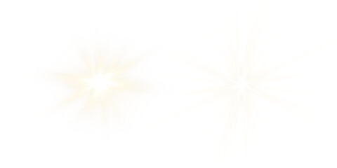 Vector transparent sunlight with sun glare. Overlay, Sun rays and glare, Sun, sunrays, light transitions, lens flare, light leaks and glare in PNG format. PNG sunlight flare. Golden flash and glare.