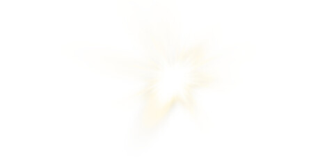 Vector transparent sunlight with sun glare. Overlay, Sun rays and glare, Sun, sunrays, light transitions, lens flare, light leaks and glare in PNG format. PNG sunlight flare. Golden flash and glare.