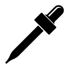 Dropper icon isolated on white background