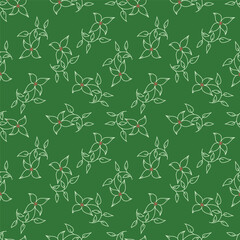 textile design with small flowers pattern image