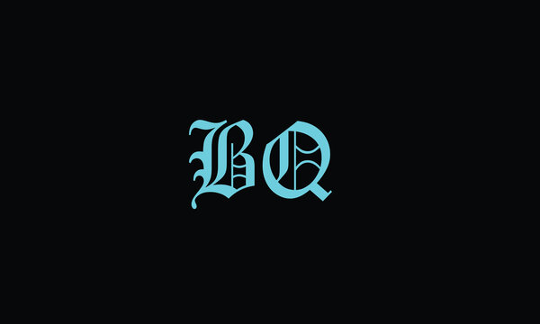 BQ ,B Q, abstract, letters ,logo ,monogram,

