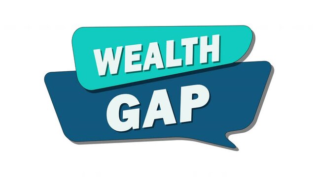 Wealth gap &ndash; unequal distribution of assets and income in society.