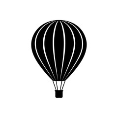 Obraz premium Hot Air Balloon Silhouette Two